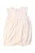 A Ivory Sleeveless Rompers from Ralph Lauren in size 6-12M for girl. (Front View)
