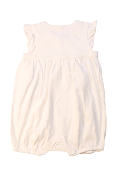 A Ivory Sleeveless Rompers from Ralph Lauren in size 6-12M for girl. (Back View)