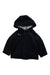 A Navy Rain Jackets from Burberry in size 3T for boy. (Front View)