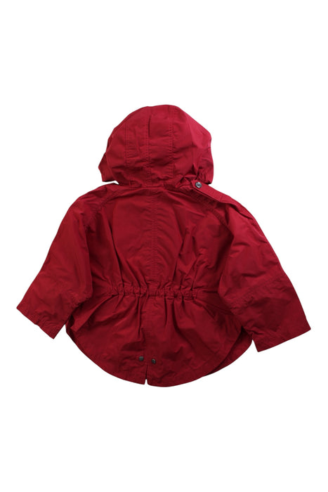 A Red Rain Jackets from Burberry in size 3T for neutral. (Back View)