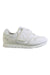 A White Sneakers from New Balance in size 5T for neutral. (Front View)