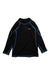 A Black Rash Guards from Aquasport in size 4T for boy. (Front View)