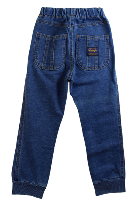 A Blue Jeans from Wrangler in size 3T for girl. (Back View)