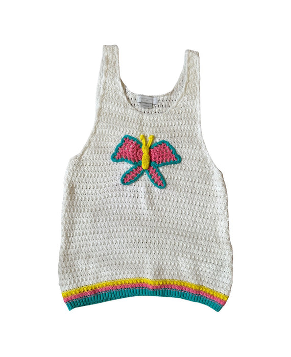 A White Sleeveless Tops from Stella McCartney in size 14Y for girl. (Front View)