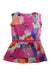 A Multicolour Sleeveless Dresses from Aigle in size 5T for girl. (Front View)