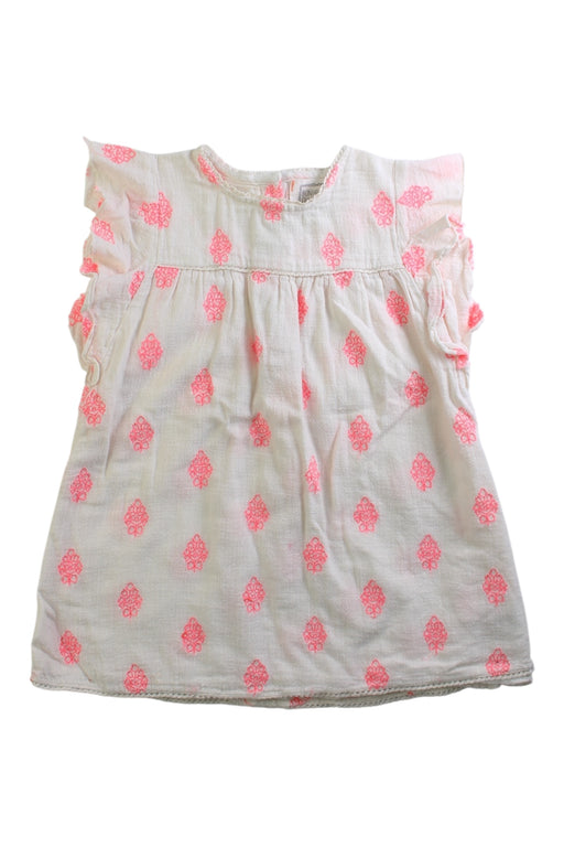 A White Sleeveless Tops from Bonheur du Jour in size 2T for girl. (Front View)