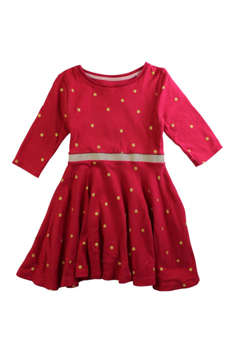 A Red Long Sleeve Dresses from Boden in size 4T for girl. (Front View)