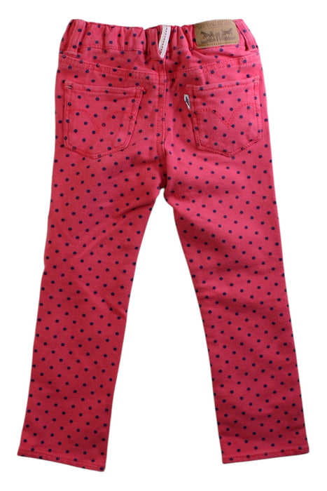 A Pink Jeans from Levi's in size 3T for girl. (Back View)