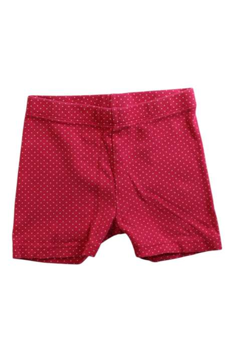 A Red Shorts from Tea in size 5T for girl. (Front View)