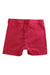 A Red Shorts from Tea in size 5T for girl. (Back View)
