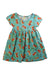 A Blue Short Sleeve Dresses from Jim Thompson in size 4T for girl. (Front View)