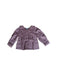 A Burgundy Long Sleeve Shirts from Emile et Ida in size 2T for girl. (Front View)