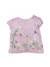 A Pink Short Sleeve T Shirts from Jojo Maman Bébé in size 12-18M for girl. (Front View)