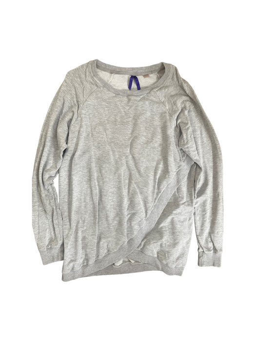 A Grey Crewneck Sweatshirts from Seraphine in size L for neutral. (Front View)