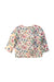 A Multicolour Puffer/Quilted Coats & Outerwear from Petit Bateau in size 6-12M for girl. (Back View)