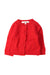 A Red Cardigans from Bonpoint in size 3-6M for girl. (Front View)