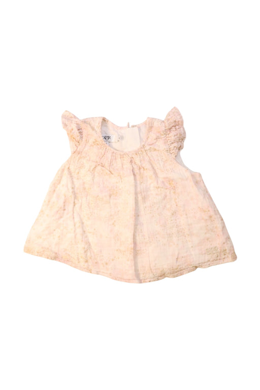 A Ivory Sleeveless Tops from Dior in size 12-18M for girl. (Front View)