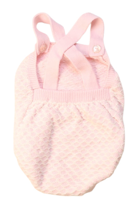 A Pink Sleeveless Bodysuits from Fendi in size 6-12M for girl. (Back View)