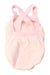 A Pink Sleeveless Bodysuits from Fendi in size 6-12M for girl. (Back View)