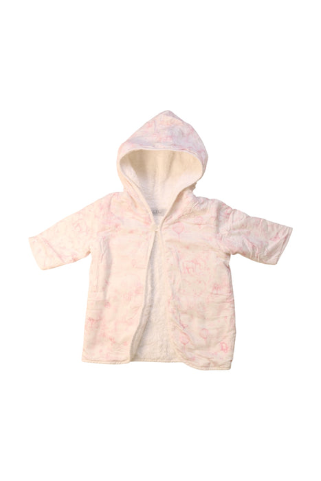 A Pink Bathrobes from Dior in size 12-18M for girl. (Front View)