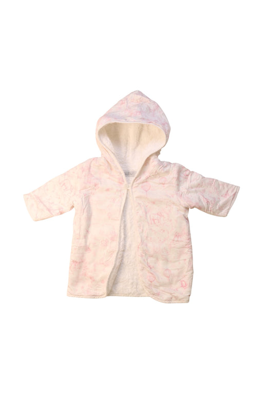 A Pink Bathrobes from Dior in size 12-18M for girl. (Front View)