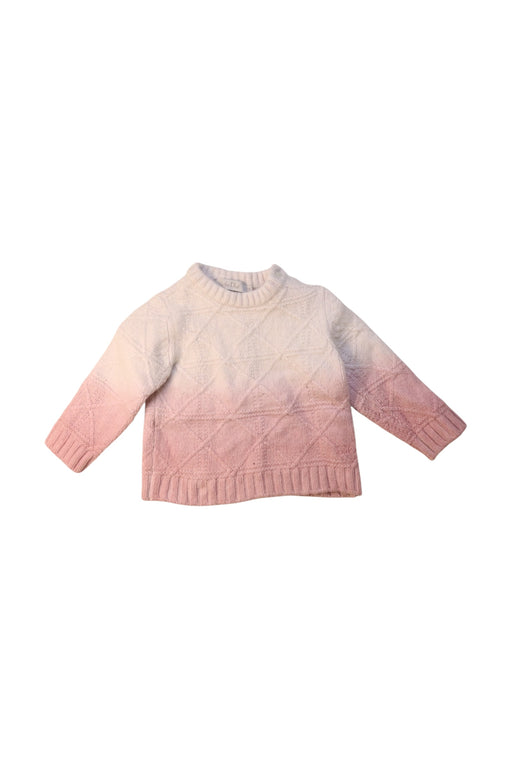 A Pink Knit Sweaters from Dior in size 12-18M for girl. (Front View)