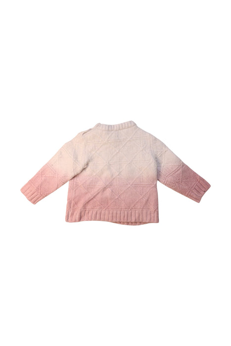 A Pink Knit Sweaters from Dior in size 12-18M for girl. (Back View)