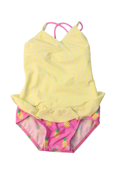 A Multicolour Swimsuits from Platypus in size 6-12M for girl. (Front View)