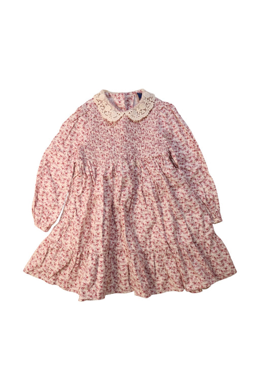 A Pink Long Sleeve Dresses from Polo Ralph Lauren in size 3T for girl. (Front View)
