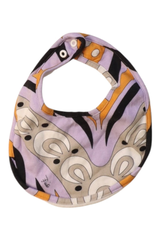 A Multicolour Bibs from Emilio Pucci in size 0-3M for girl. (Front View)