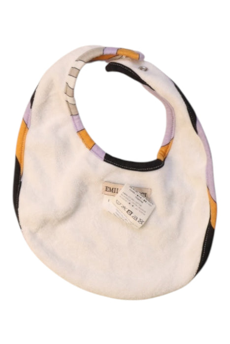 A Multicolour Bibs from Emilio Pucci in size 0-3M for girl. (Back View)