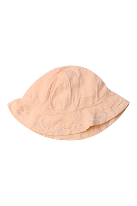A Peach Sun Hats from Chloe in size O/S for girl. (Front View)