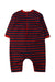 A Navy Long Sleeve Rompers from Petit Bateau in size 3-6M for boy. (Back View)