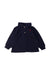 A Navy Long Sleeve Polos from Ralph Lauren in size 3-6M for neutral. (Front View)