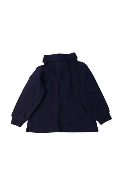A Navy Long Sleeve Polos from Ralph Lauren in size 3-6M for neutral. (Back View)