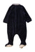 A Navy Long Sleeve Rompers from Boss in size 0-3M for neutral. (Back View)