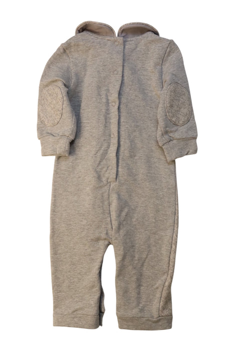A Grey Long Sleeve Rompers from Nicholas & Bears in size 6-12M for boy. (Back View)