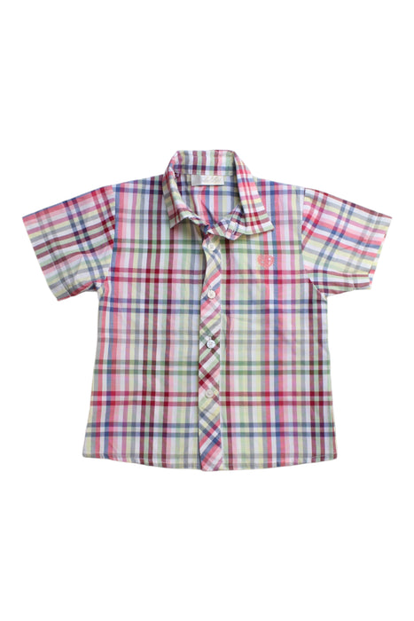 A Multicolour Short Sleeve Shirts from Dolce Petit in size 12-18M for boy. (Front View)