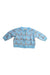 A Blue Cardigans from The Bonnie Mob in size 6-12M for neutral. (Front View)