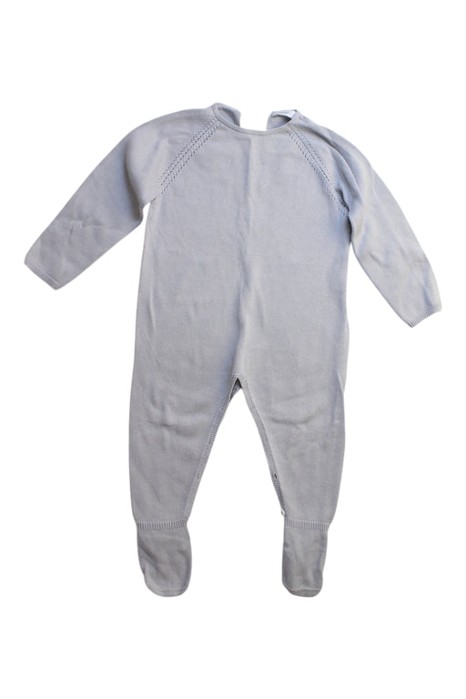 A Grey Onesies from Wedoble in size 12-18M for neutral. (Front View)