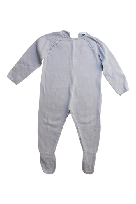 A Grey Onesies from Wedoble in size 12-18M for neutral. (Front View)