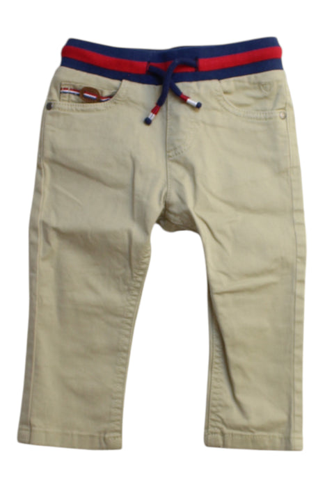 A Beige Casual Pants from Mayoral in size 6-12M for boy. (Front View)