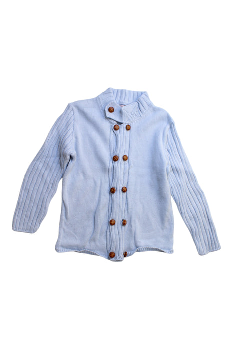 A Blue Coats from La Coqueta in size 4T for neutral. (Front View)