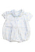 A White Short Sleeve Rompers from Mac Ilusion in size 0-3M for neutral. (Front View)