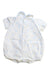 A White Short Sleeve Rompers from Mac Ilusion in size 0-3M for neutral. (Back View)