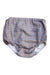 A Blue Bloomers from Foque in size 12-18M for neutral. (Back View)
