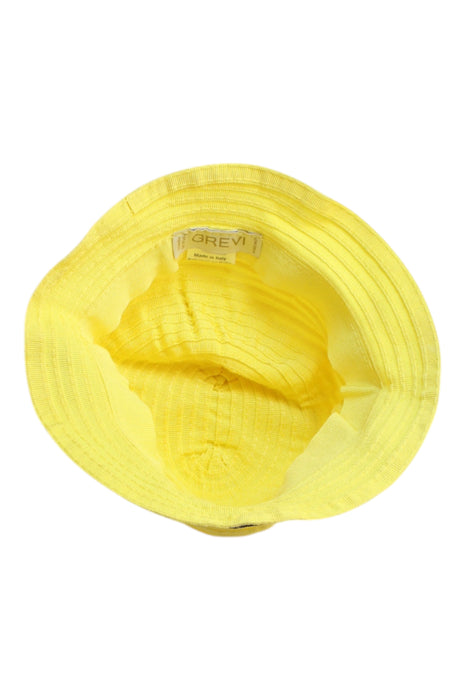A Yellow Sun Hats from Grevi in size O/S for boy. (Back View)