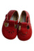 A Red Slip Ons from Early Days in size 3-6M for girl. (Back View)