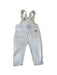 A Blue Long Overalls from Seed in size 12-18M for neutral. (Back View)