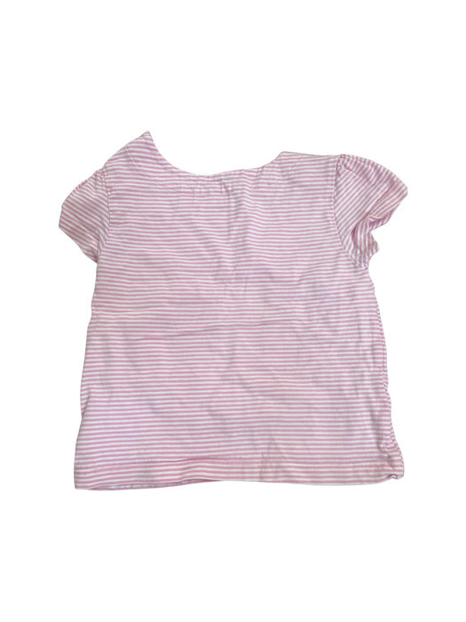 A Pink Short Sleeve T Shirts from Jojo Maman Bébé in size 12-18M for girl. (Back View)